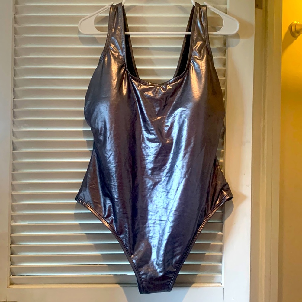 Chrome Ashley Stewart sexy one piece swimsuit 1x